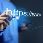 A domain concept with a programmer coding HTML