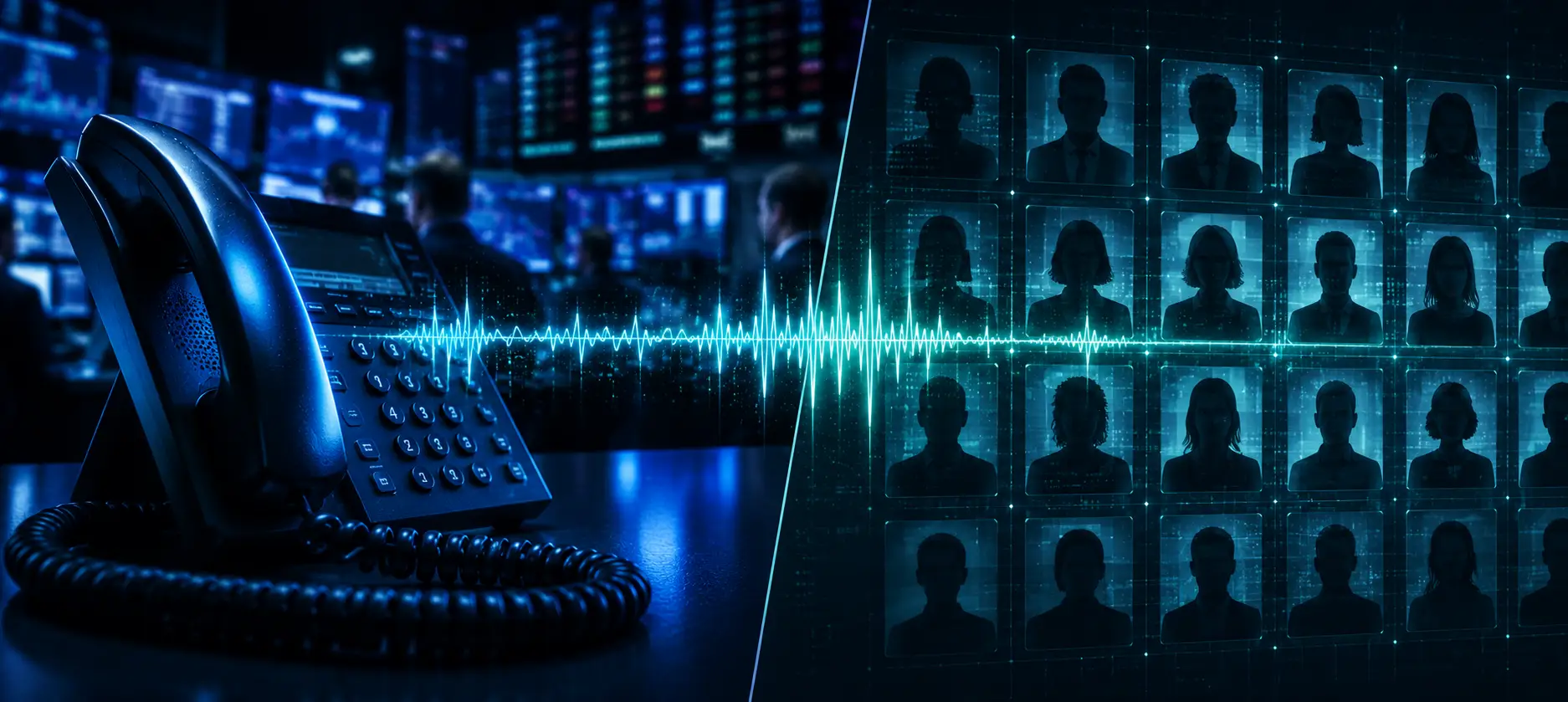 AI voice cloning and synthetic identity generation.